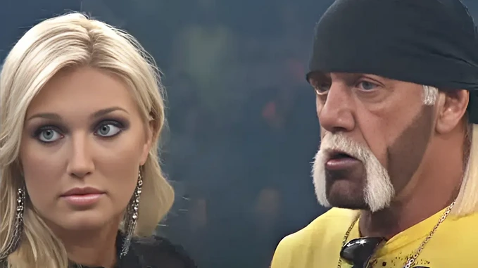Brooke Hogan mit ihrem Vater hulk Hogan in alten Zeiten