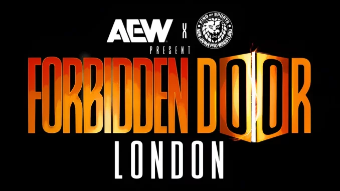 Logo des AEW Forbidden Door London Pay-per-Views