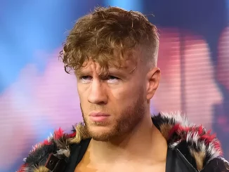 Will Ospreay im Fokus auf der Entrance Stage