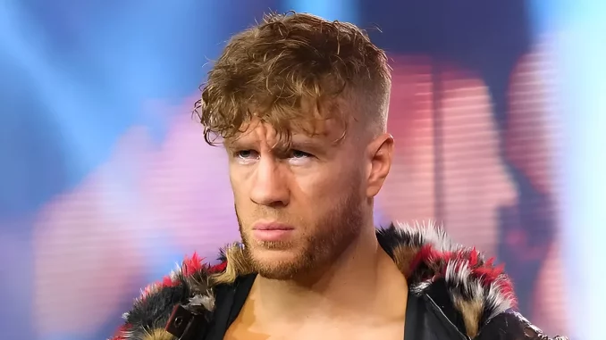 aew-will-ospreay-direkt-auf-der-entrance-stage Will Ospreay im Fokus auf der Entrance Stage