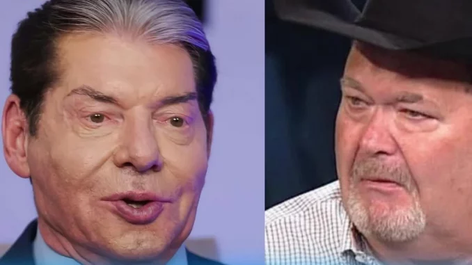 Ex-WWE Chef Vince McMahon und AEW Kommentator Jim Ross