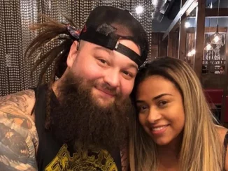 Bray Wyatt vor seinem Tod mit seiner Lebensgefährtin JoJo Offerman