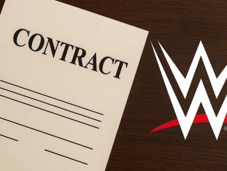 Vertrag mit dem WWE Logo