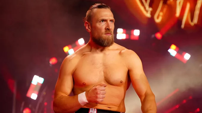 Bryan Danielson steht auf der Stage und ist kampfbereit