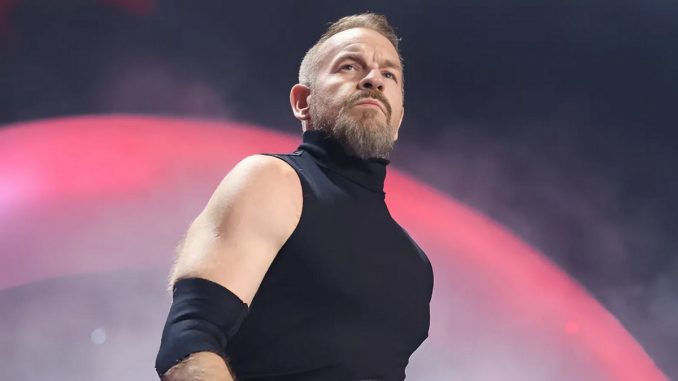 Christian Cage steht auf der Bühne und denkt nach