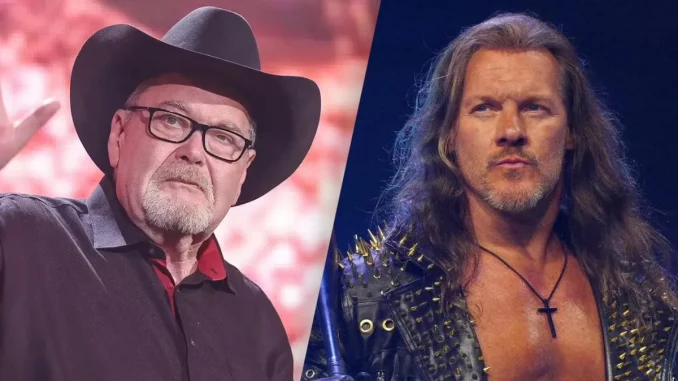 Foto mit AEW Kommentator Jim Ross und Wrestler Chris Jericho