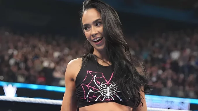 AJ Lee steht bei SmackDown im Ring