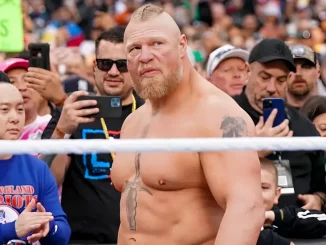 Brock Lesnar mit zahlreichen Fans