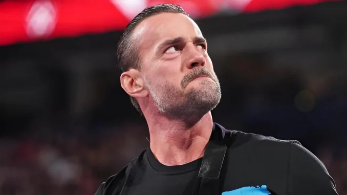 CM Punk blickt grimmig