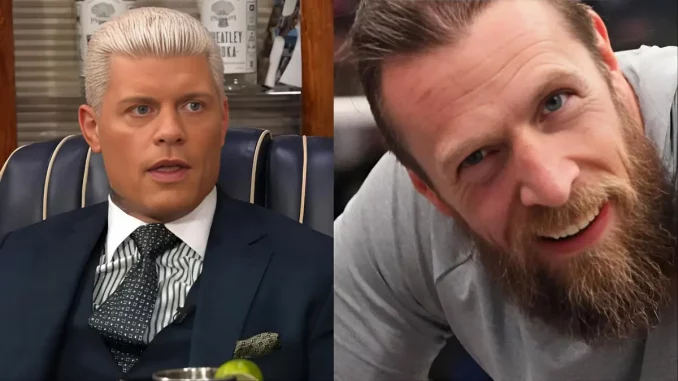 Foto mit Cody Rhodes links und Bryan Danielson rechts