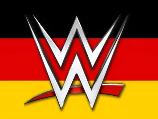 WWE Logo auf Deutschland Flagge
