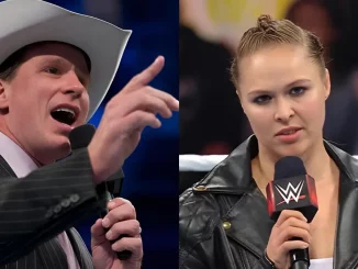 Foto mit JBL links und Ronda Rousey rechts