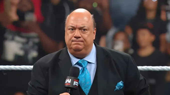 Paul Heyman wirkt sichtlich besorgt
