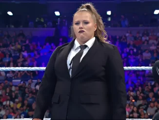 Piper Niven sieht unzufrieden aus