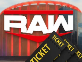 Madison Square Garden mit Raw Logo und Tickets