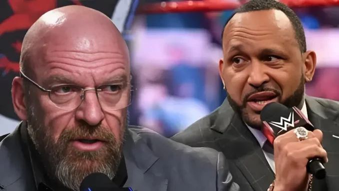 Foto mit Triple H links und MVP rechts