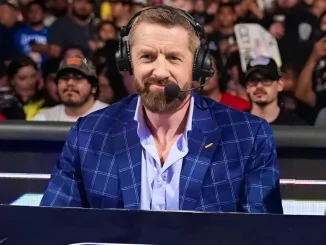 WWE Kommentator Wade Barrett im Einsatz