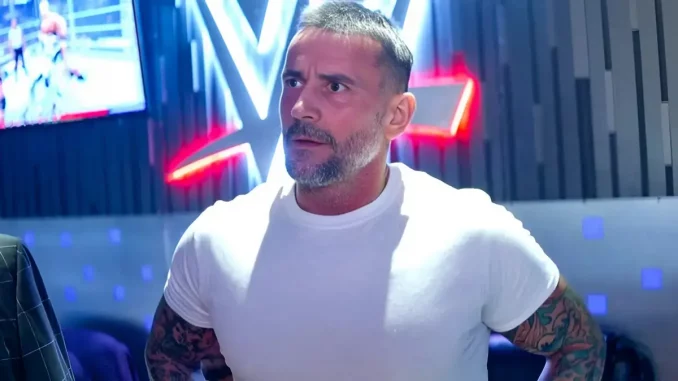 CM Punk befindet sich im WWE-Backstagebereich