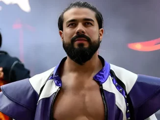 Andrade marschiert zum Ring