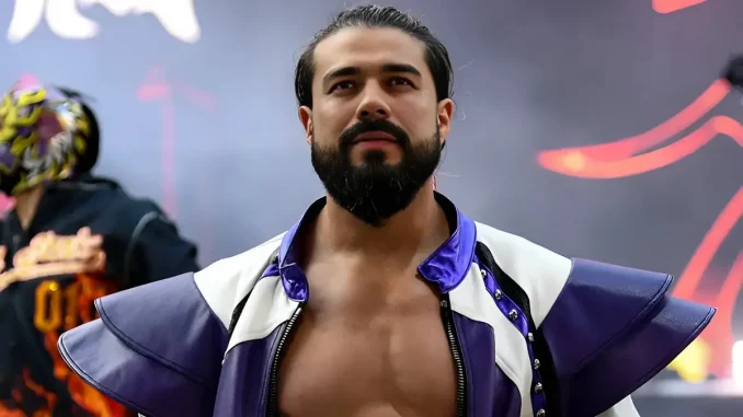 Andrade marschiert zum Ring