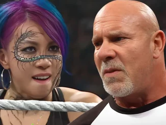 Foto mit Asuka links und Bill Godberg rechts