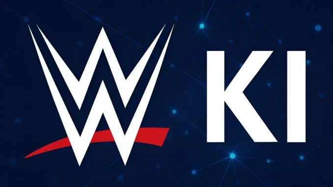 wwe-ki-logo WWE Logo links und KI Buchstaben rechts
