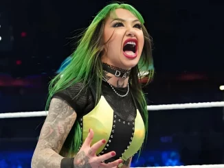 Shotzi Blackheart ist außer sich vor Wut und schreit