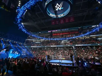 WWE Friday Night SmackDown Arena mit Ring und Stage