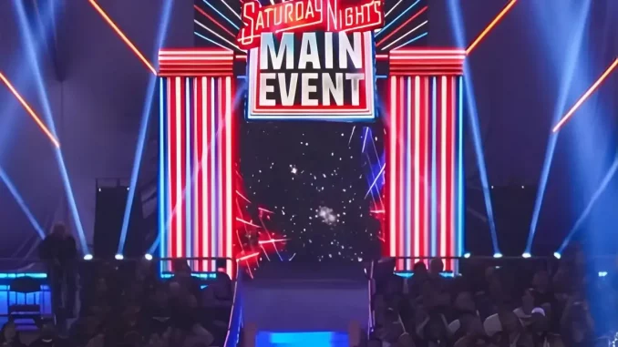 Blick auf die WWE Saturday Night´s Main Event Stage