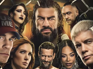 Offizielle WWE Survivor Series 2025 Promotion Grafik mit einigen WWE Stars