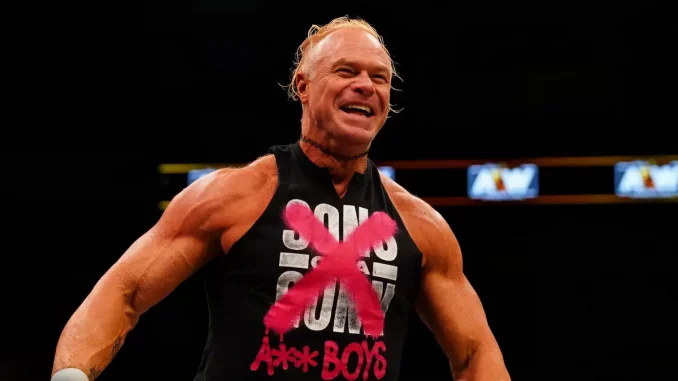 Billy Gunn steht lächelnd im Ring
