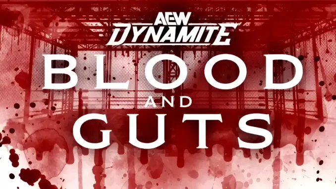 Offizielles AEW Dynamite Blood & Guts 2025 Showlogo