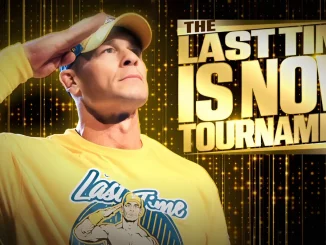 Offizielle Grafik mit John Cena zum The Last Time is Now Tournament