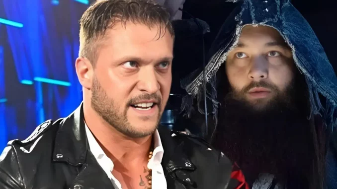 Foto mit Karrion Kross (links) und Bray Wyatt (rechts)