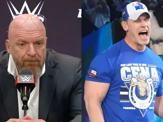 Foto von Triple H (links) und John Cena (rechts)