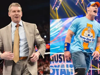 Foto mit Vince McMahon (links) und John Cena (rechts)