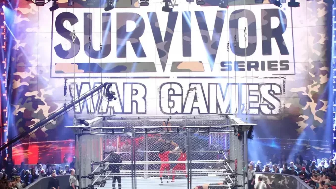 WWE Survivor Series WarGames Arena mit Steel Cage