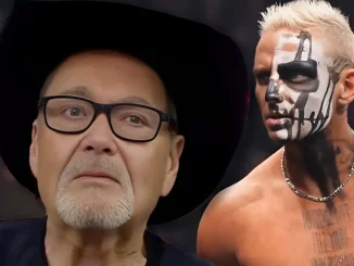 Foto von Jim Ross (links) und Darby Allin (rechts)
