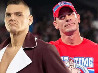 Foto mit Gunther (links) und John Cena (rechts)