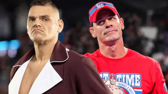 Foto mit Gunther (links) und John Cena (rechts)