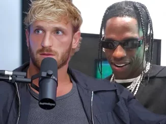 Foto mit Logan Paul (links) und Rapper Travis Scott (rechts)