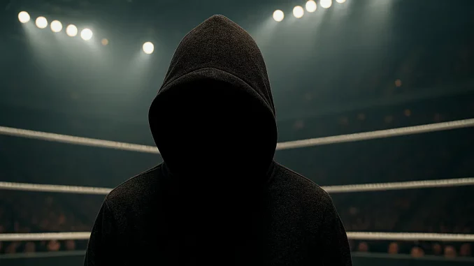 Mysteriöser Kapuzenmann steht im Ring