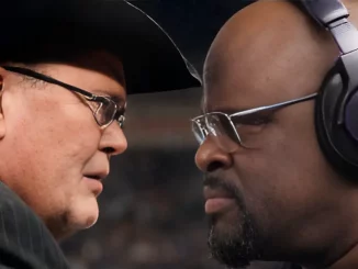 Face-to-Face Staredown zwischen Jim Ross und D-Von Dudley