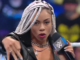 B-Fab liefert eine Promo am WWE Mikrofon