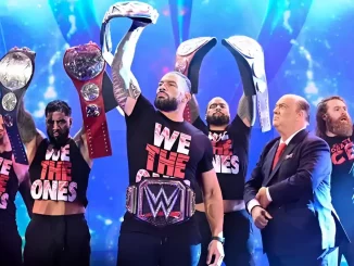 The Bloodline machen ihre Geste auf der Bühne