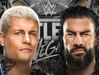 Cody Rhodes vs. Roman Reigns WrestleMania Grafik