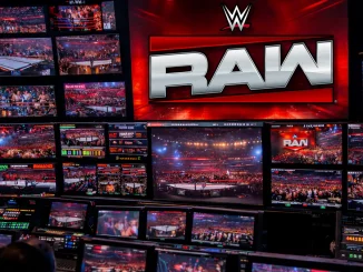 WWE Playout-Center mit WWE Raw Logo