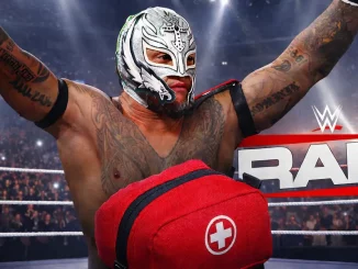 Rey Mysterio steht bei WWE Raw im Ring