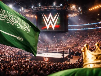 Blick in die WWE-Arena in Saudi-Arabien