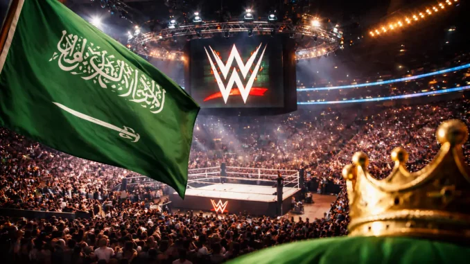 Blick in die WWE-Arena in Saudi-Arabien